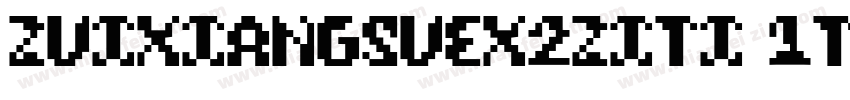 ZuiXiangSuEX2ZiTi 1ttf字体转换